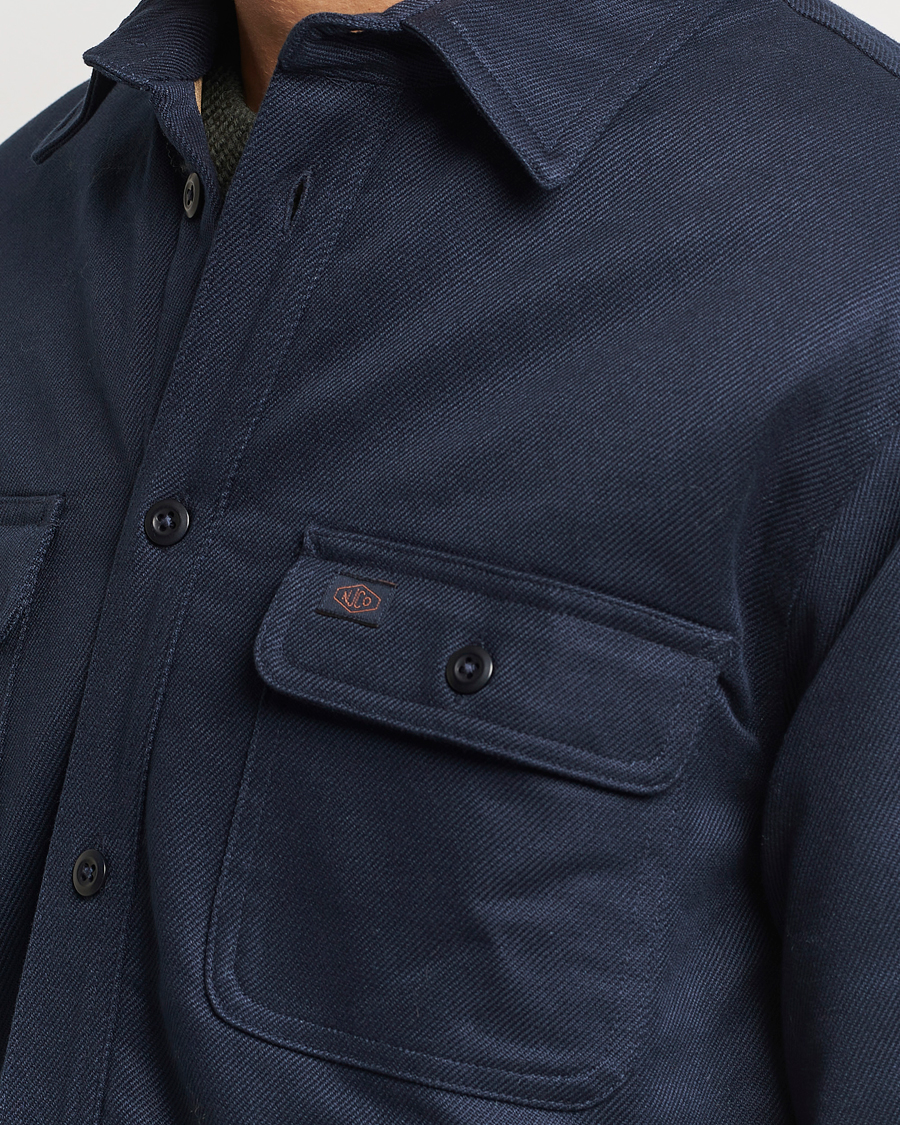 Herr | Jackor | Nudie Jeans | Glenn Padded Shirt Jacket Navy