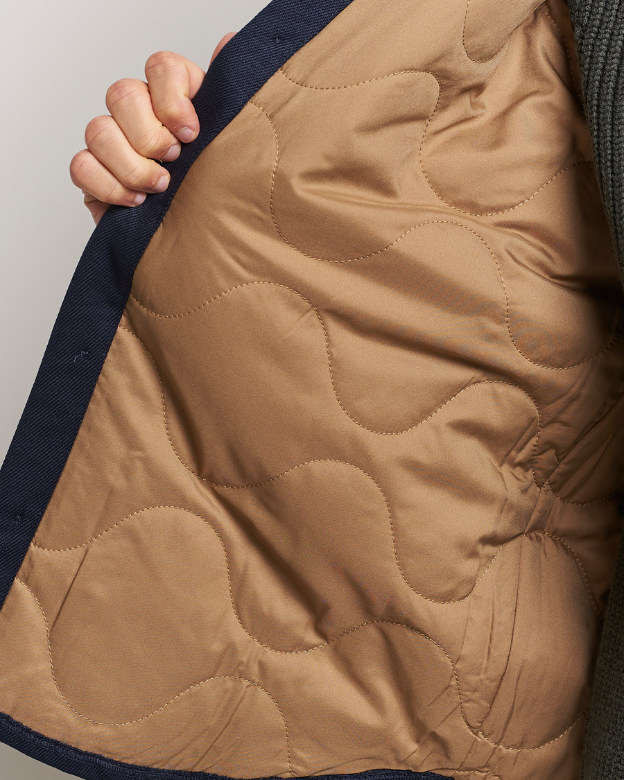 Herr | Jackor | Nudie Jeans | Glenn Padded Shirt Jacket Navy