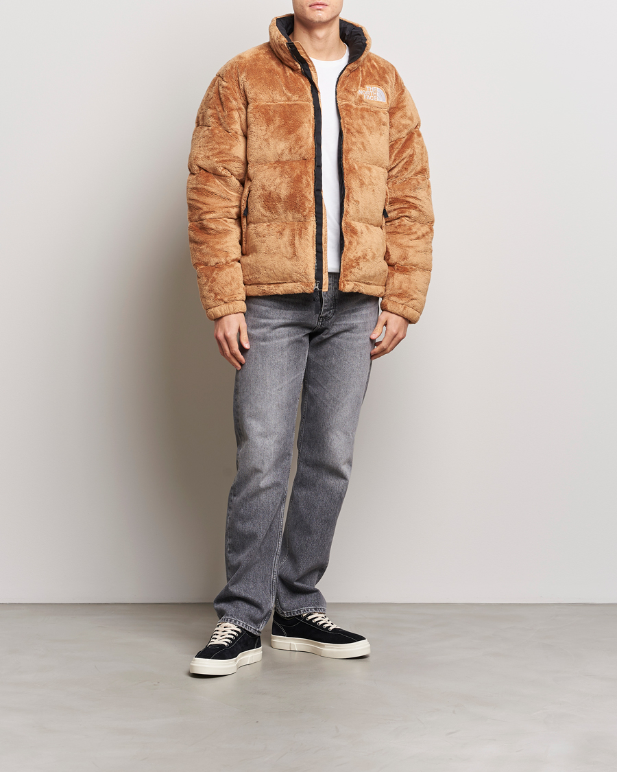 Herr | Jackor | The North Face | urb1996 Retro Nuptse Fleece Velour Jacket Almond Butter