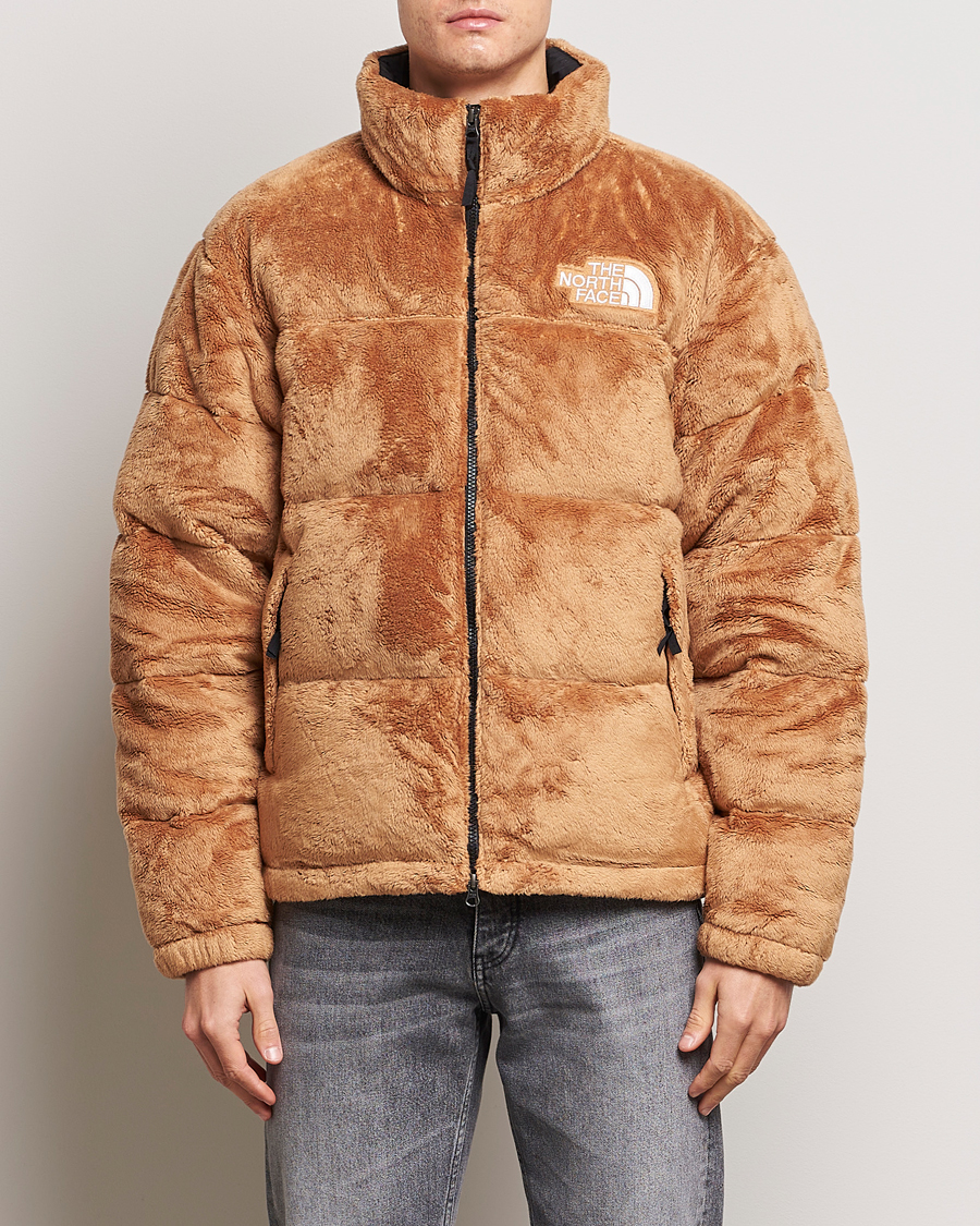 Herr |  | The North Face | urb1996 Retro Nuptse Fleece Velour Jacket Almond Butter