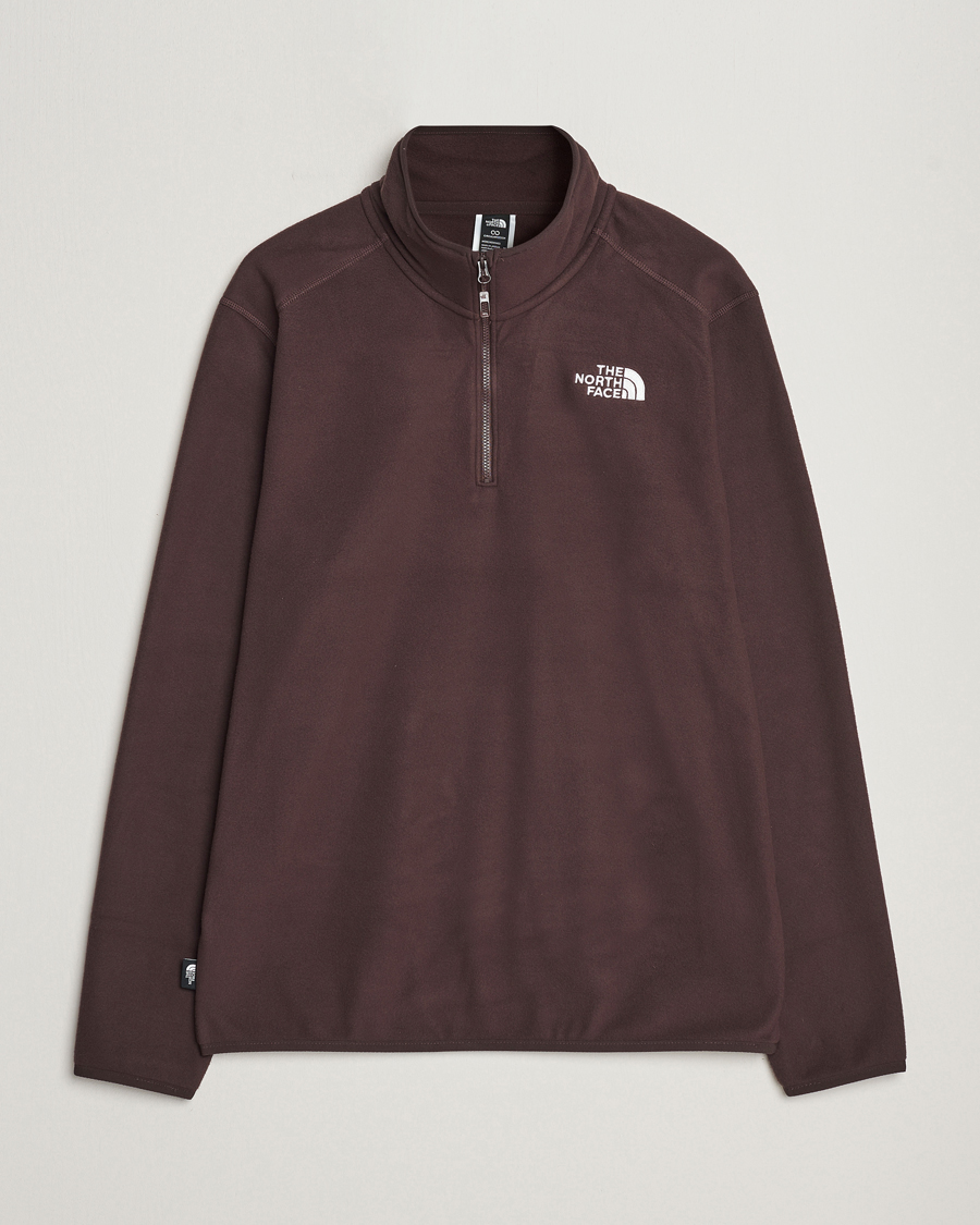 Herr | Tröjor | The North Face | 100 Glacier 1/4 Zip Coal Brown
