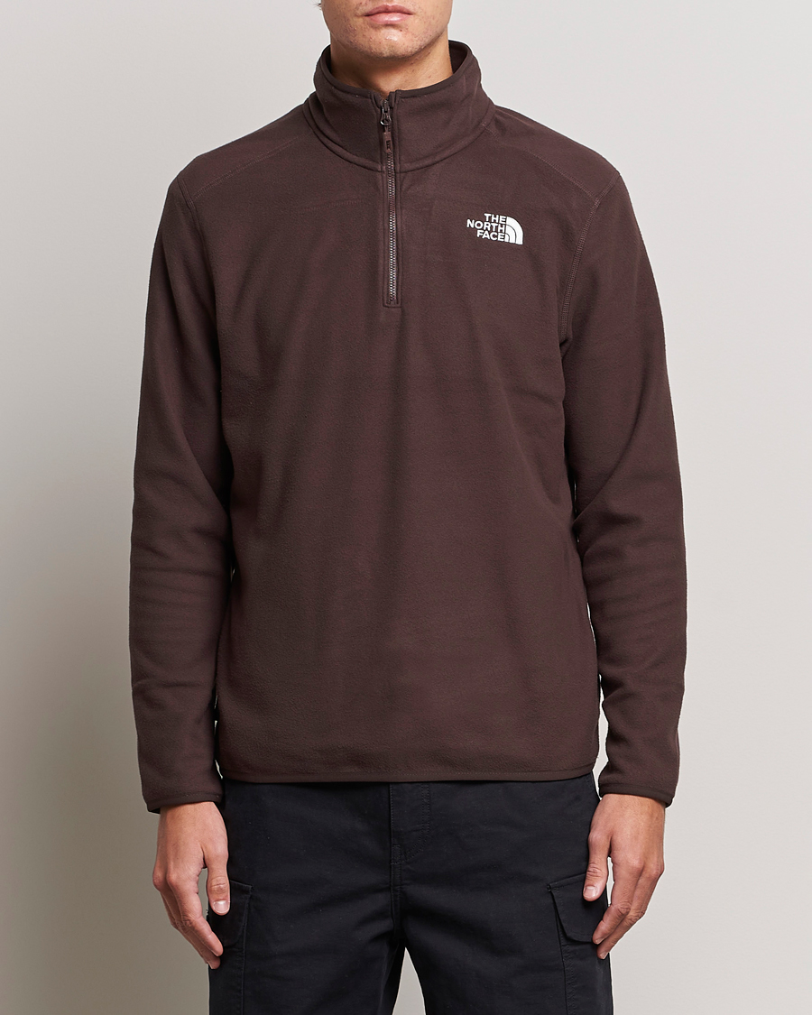 Herr | The North Face | The North Face | 100 Glacier 1/4 Zip Coal Brown