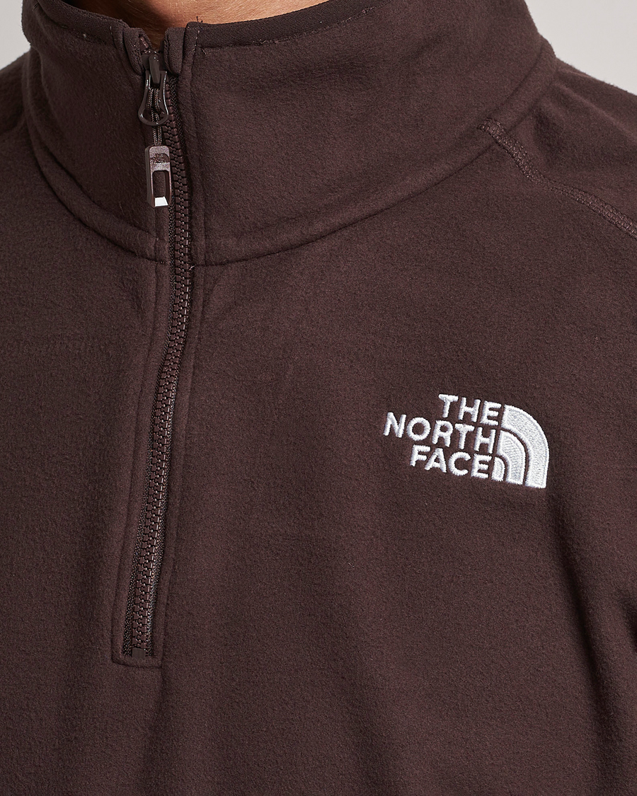Herr | Tröjor | The North Face | 100 Glacier 1/4 Zip Coal Brown