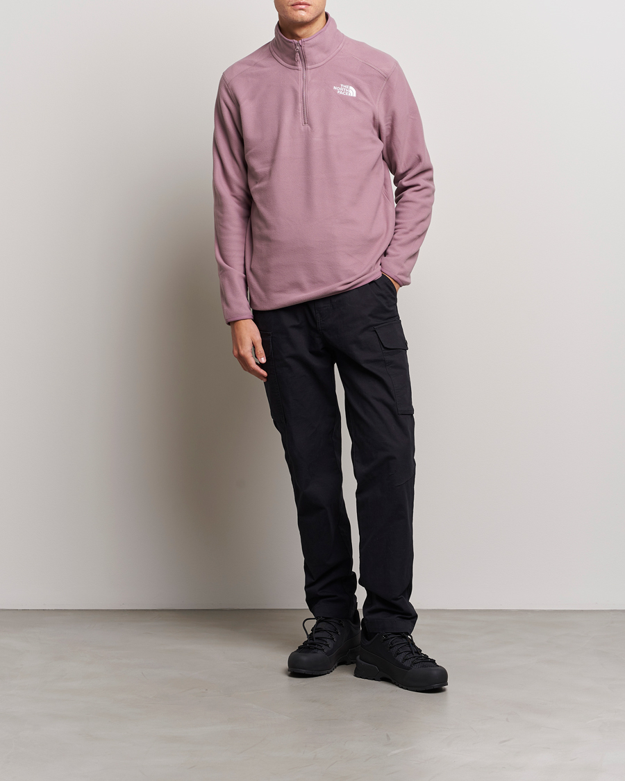 Herr | Tröjor | The North Face | 100 Glacier 1/4 Zip Fawn Grey