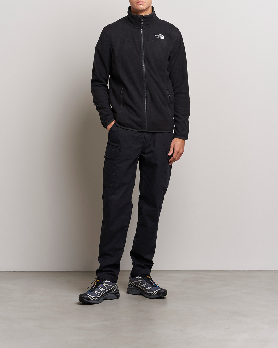 Herr | Tröjor | The North Face | Glacier Full Zip Fleece Black
