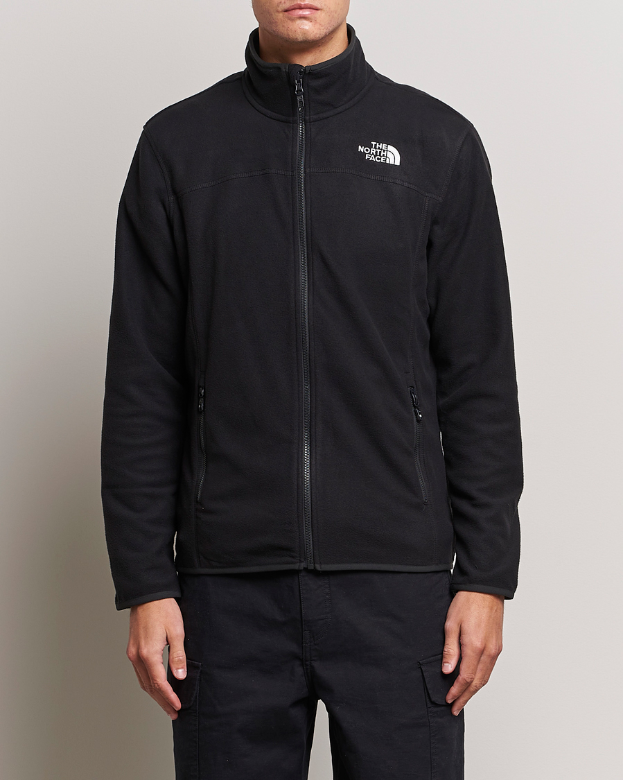 Herr | Tröjor | The North Face | Glacier Full Zip Fleece Black