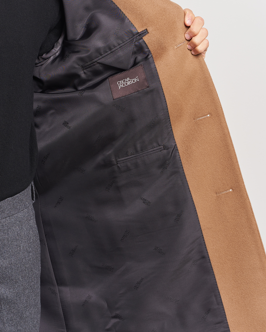 Herr | Jackor | Oscar Jacobson | Shaw Wool/Cashmere Coat Camel