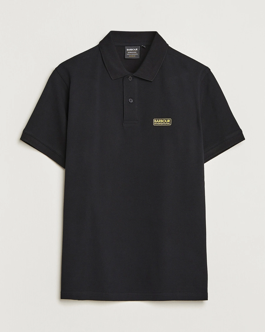 Herr | Pikéer | Barbour International | Essential Polo Black