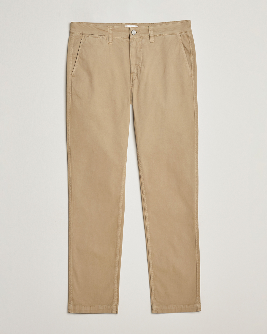 Herr | Byxor | NN07 | Marco Slim Fit Stretch Chinos Khaki