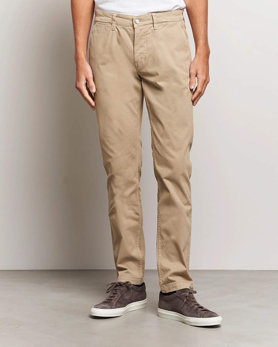 Herr | Avdelningar | NN07 | Marco Slim Fit Stretch Chinos Khaki