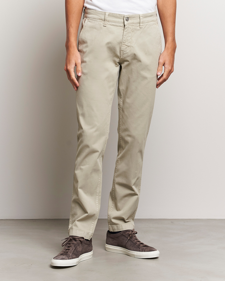 Herr | Byxor | NN07 | Marco Slim Fit Stretch Chinos Fog