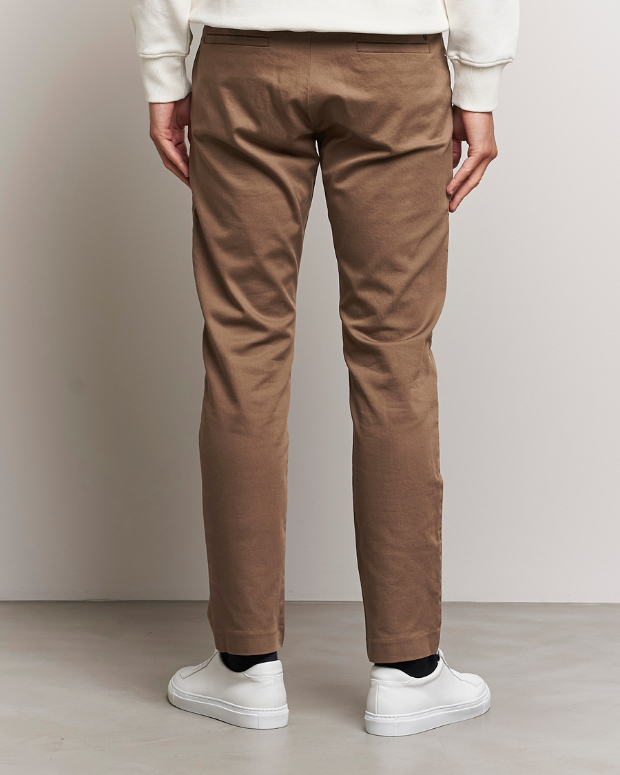 Herr | Byxor | NN07 | Theo Regular Fit Stretch Chinos Shitake