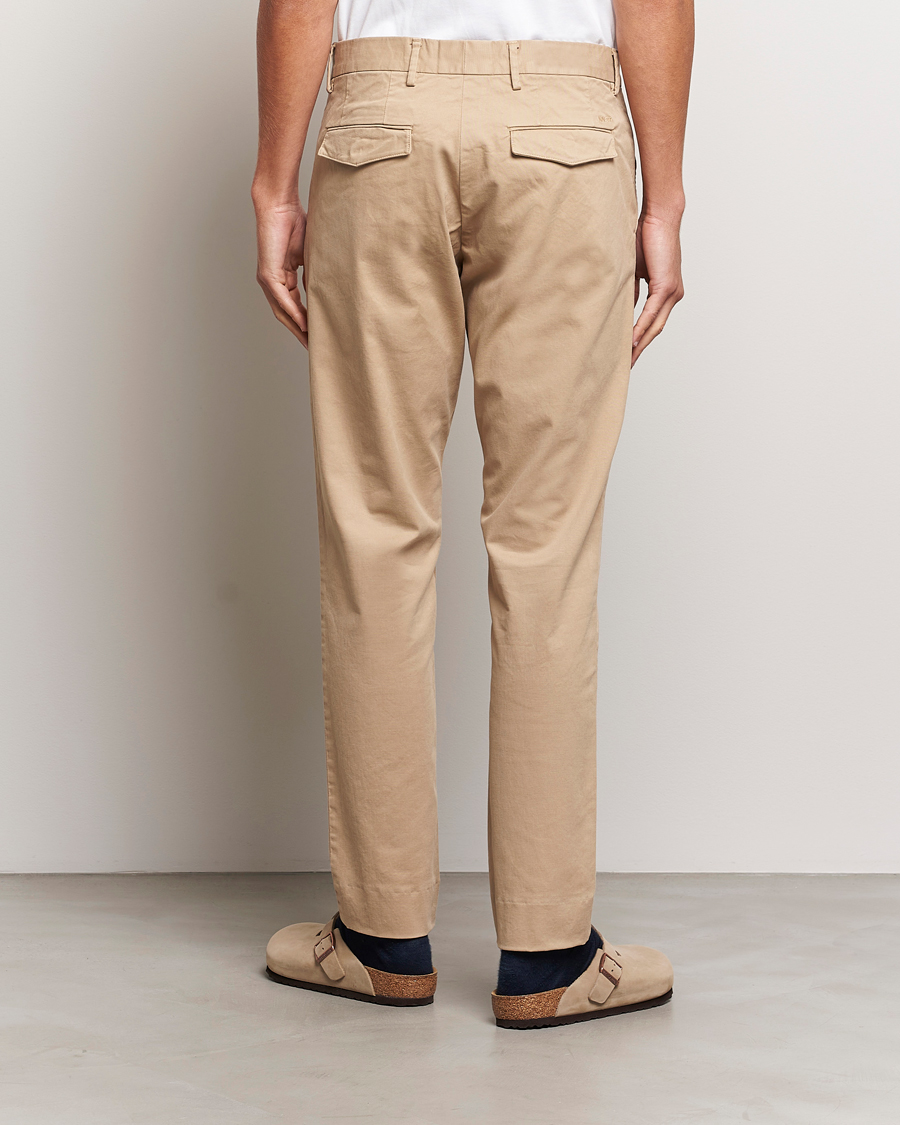 Herr | Byxor | NN07 | Wilhelm Regular Fit Stretch Chinos Khaki