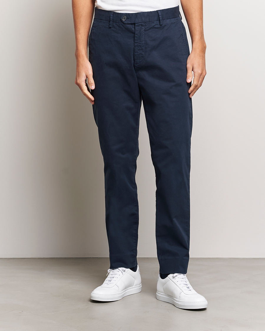 Herr | Chinos | NN07 | Wilhelm Regular Fit Stretch Chinos Navy Blue