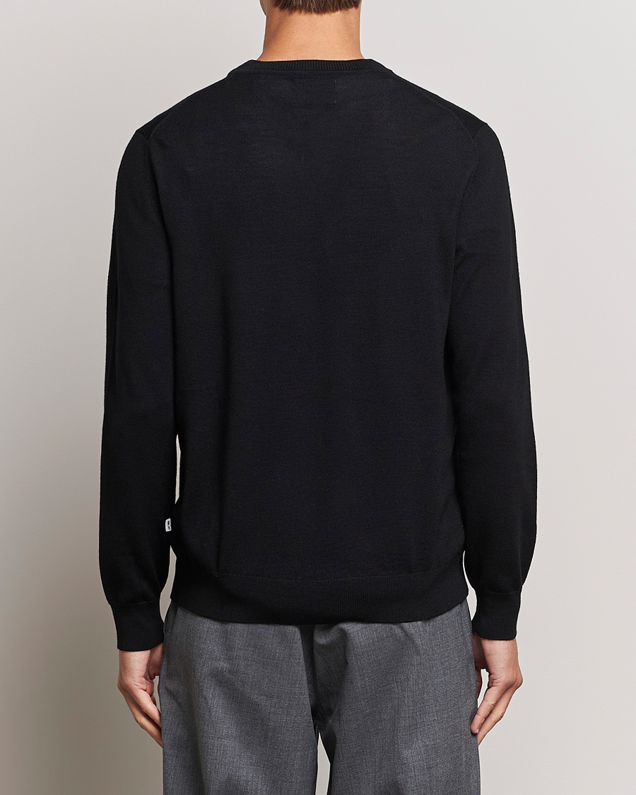 Herr | Tröjor | NN07 | Ted Merino Crew Neck Pullover Black