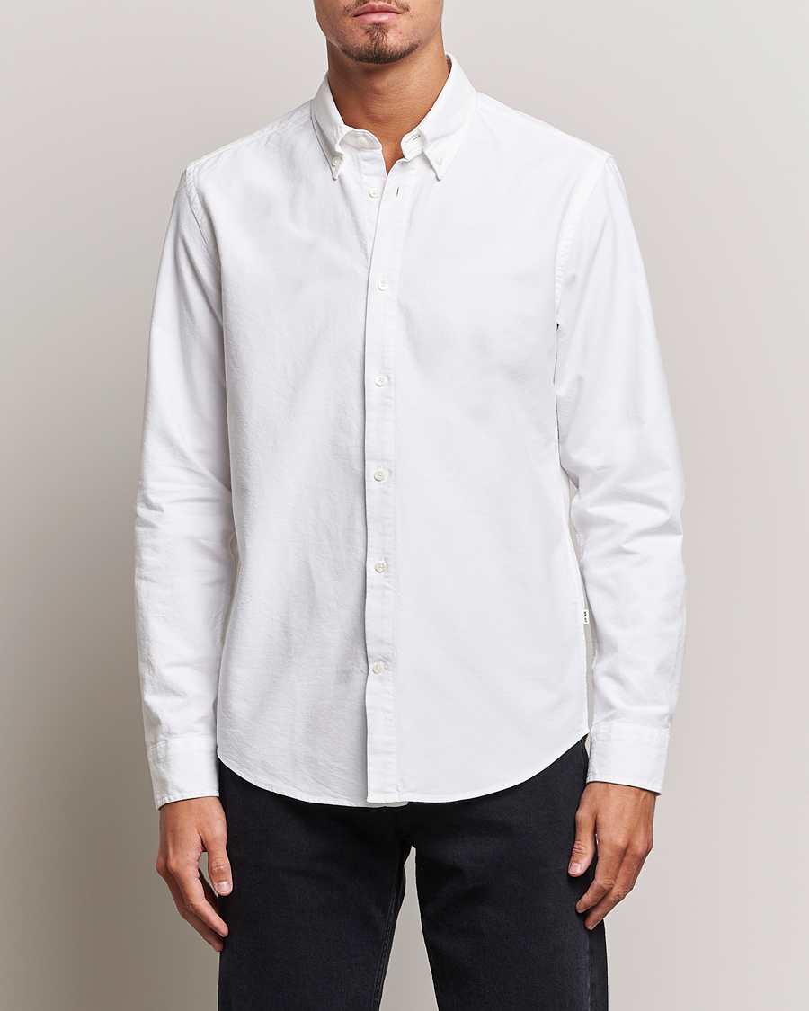 Herr | Skjortor | NN07 | Arne Button Down Oxford Shirt White