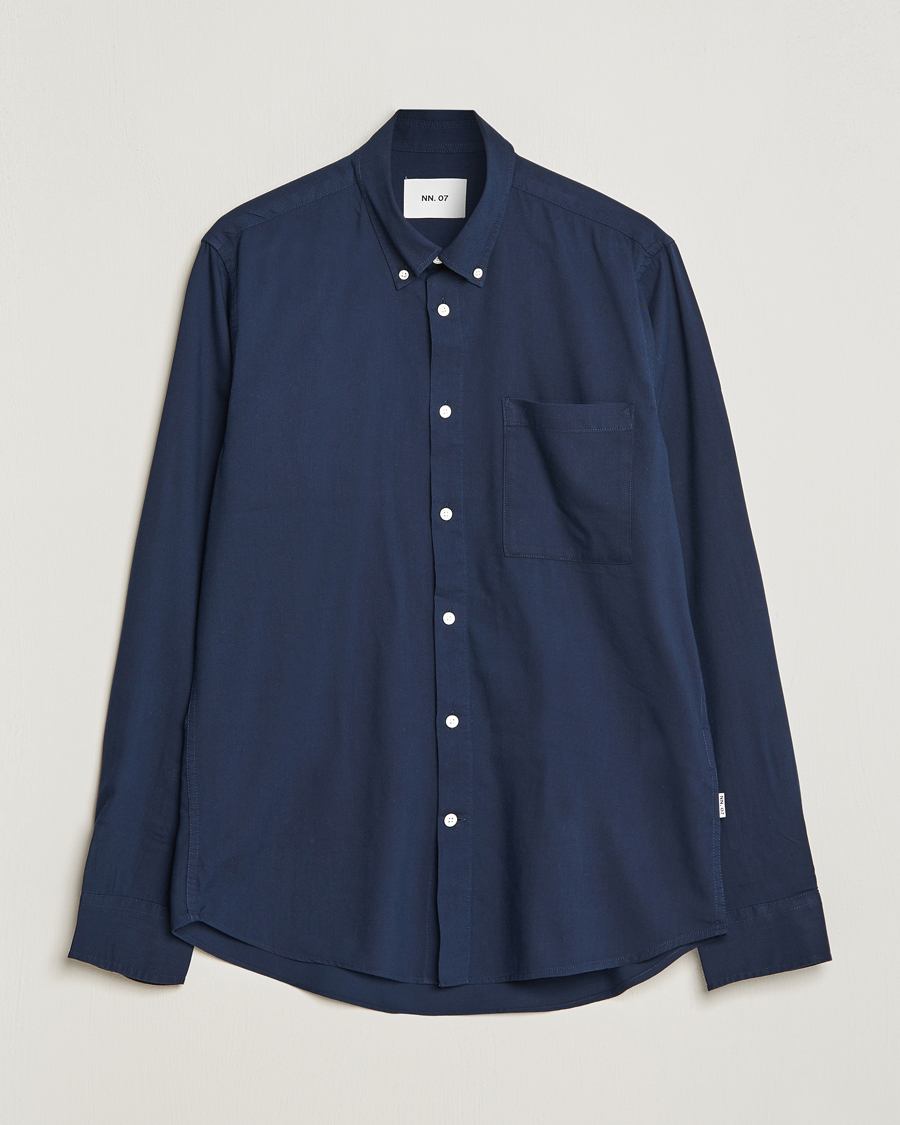 Herr | Skjortor | NN07 | Arne Tencel Shirt Navy Blue