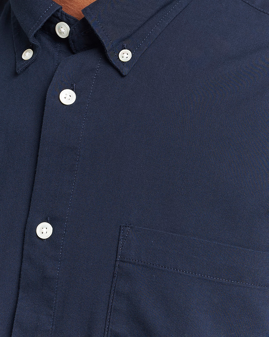 Herr | Skjortor | NN07 | Arne Tencel Shirt Navy Blue