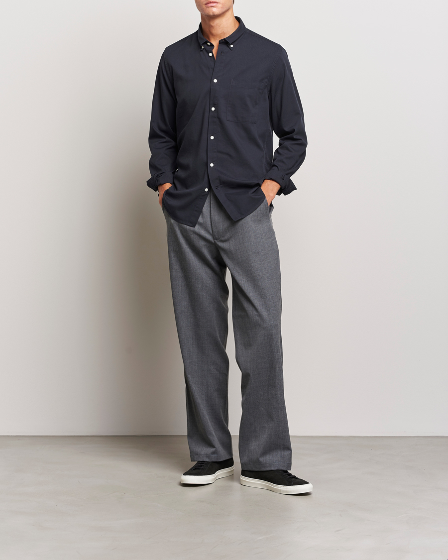 Herr | Skjortor | NN07 | Arne Tencel Shirt Black