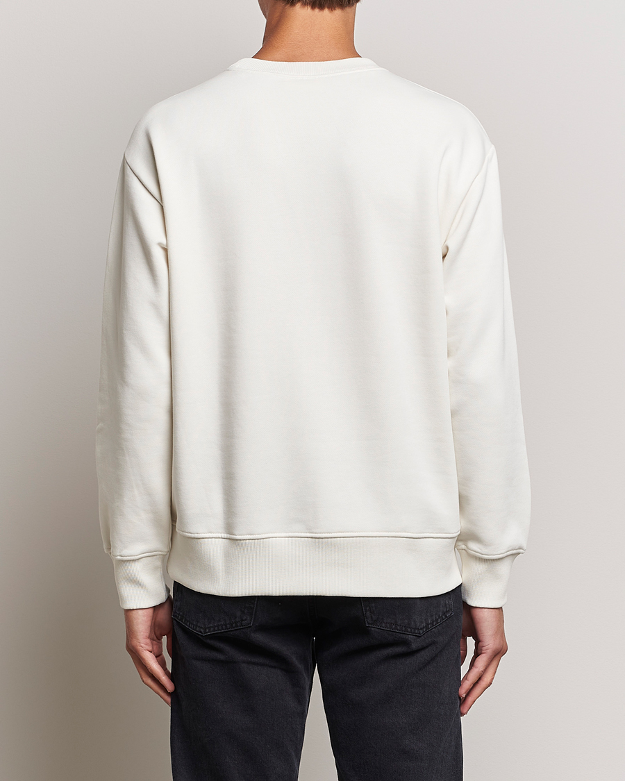 Herr | Tröjor | NN07 | Briggs Logo Crew Neck Sweatshirt Off White