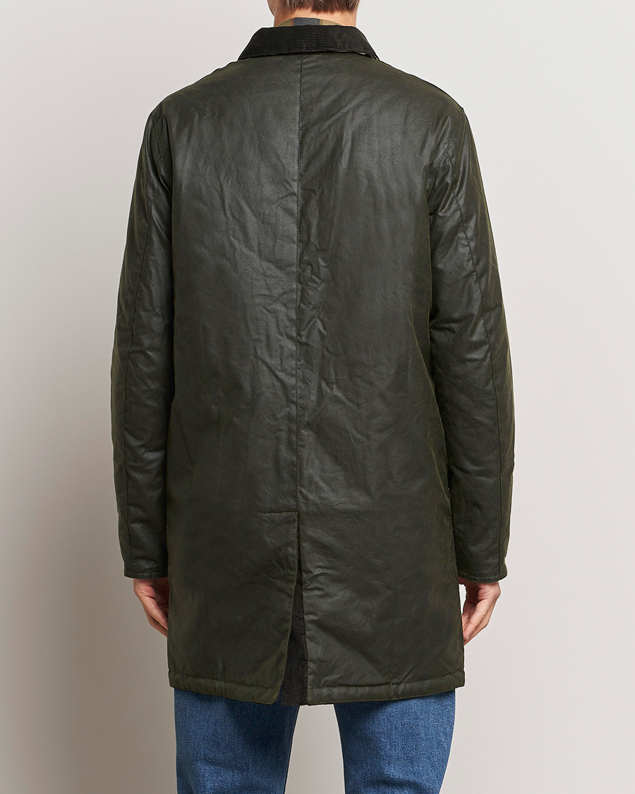 Herr | Jackor | Barbour Lifestyle | Waxed Mac Coat Fern