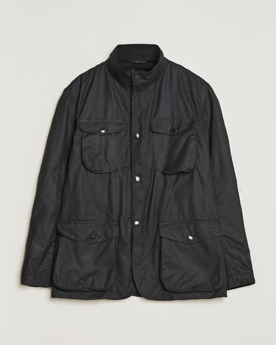 Herr | Jackor | Barbour Lifestyle | Ogston Waxed Jacket Black