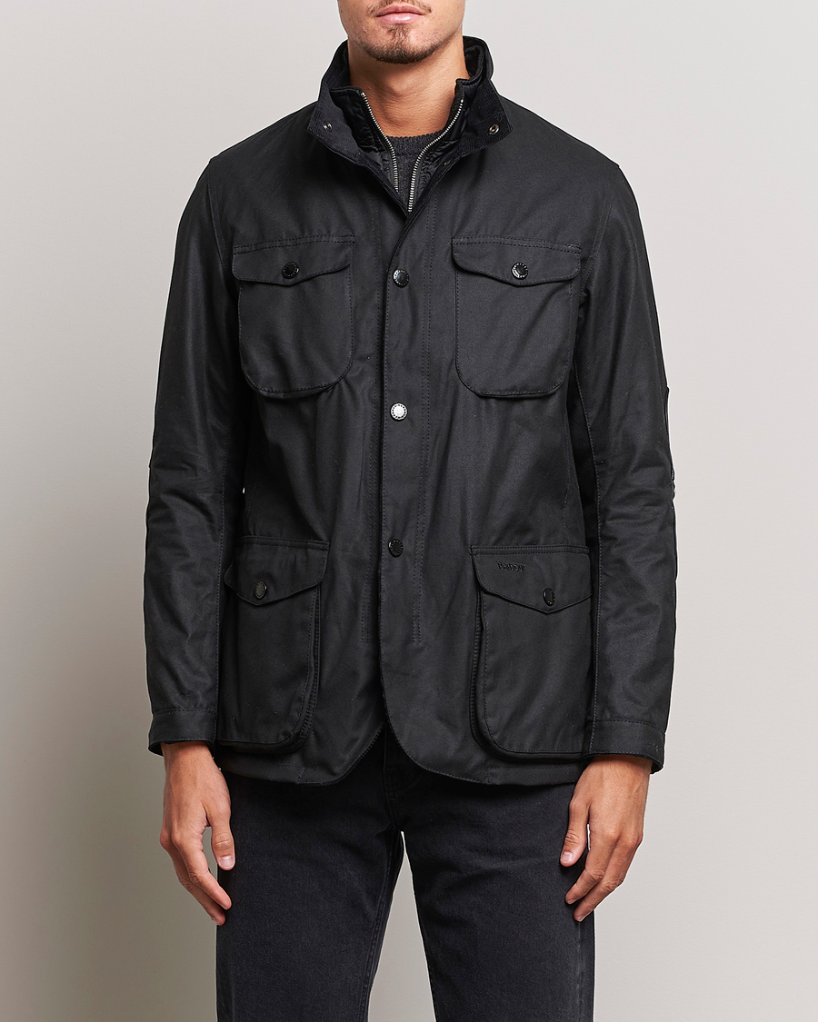 Herr | Barbour | Barbour Lifestyle | Ogston Waxed Jacket Black