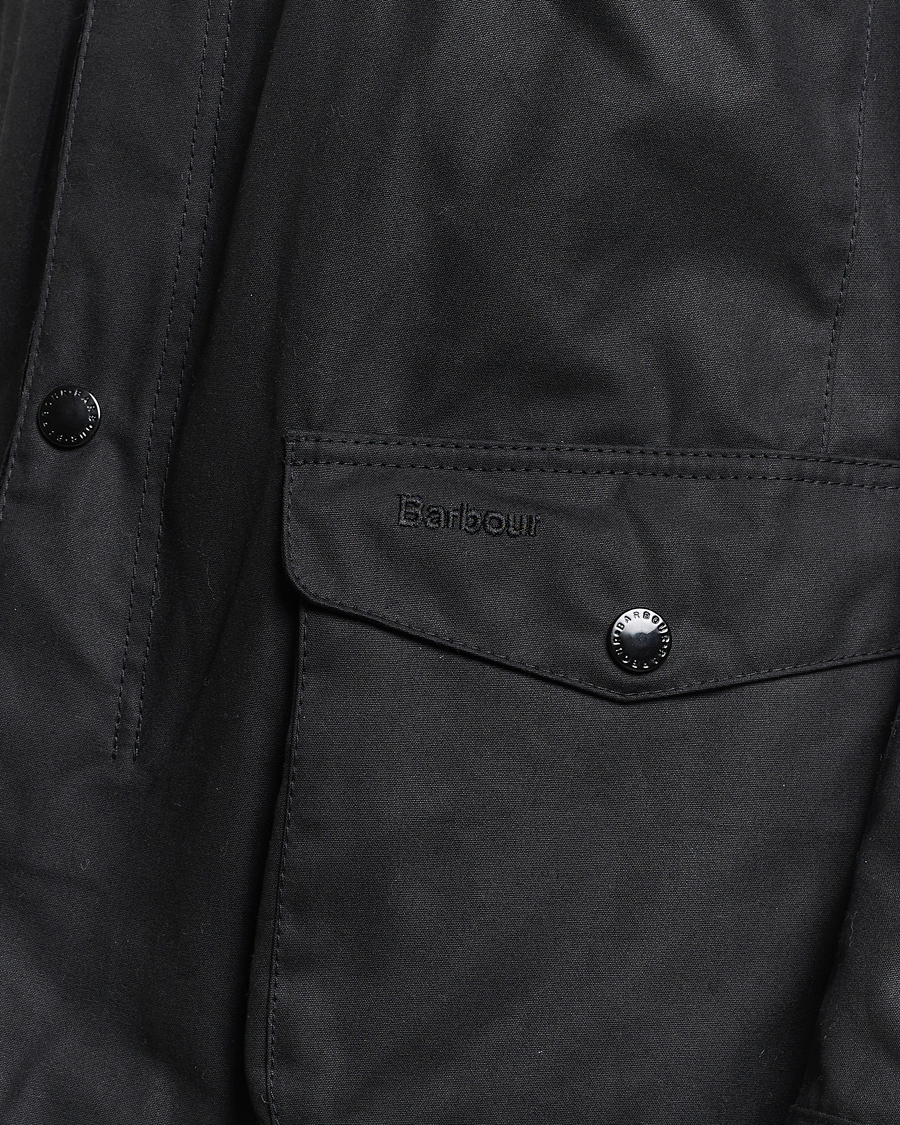 Herr | Jackor | Barbour Lifestyle | Ogston Waxed Jacket Black