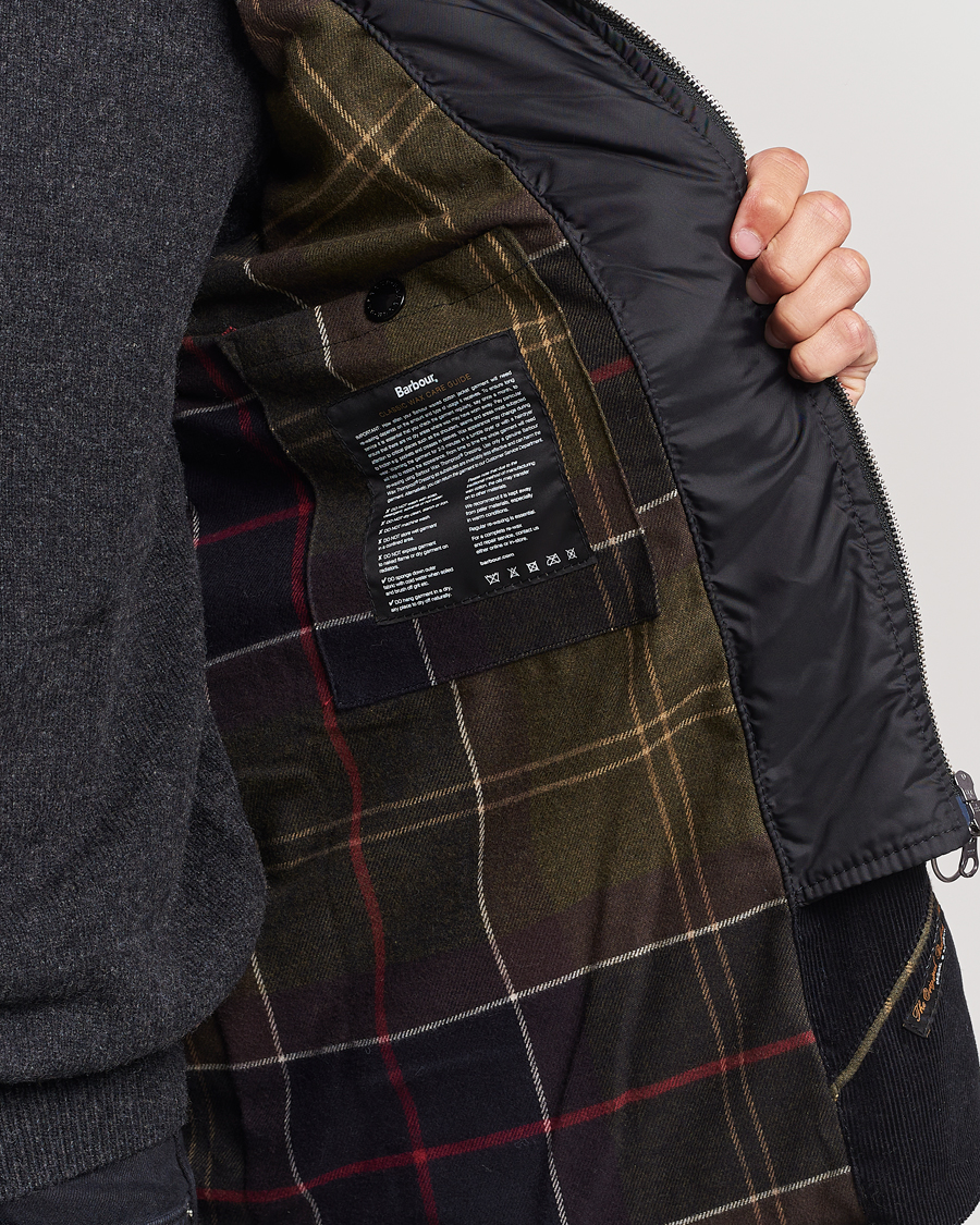 Herr | Jackor | Barbour Lifestyle | Ogston Waxed Jacket Black