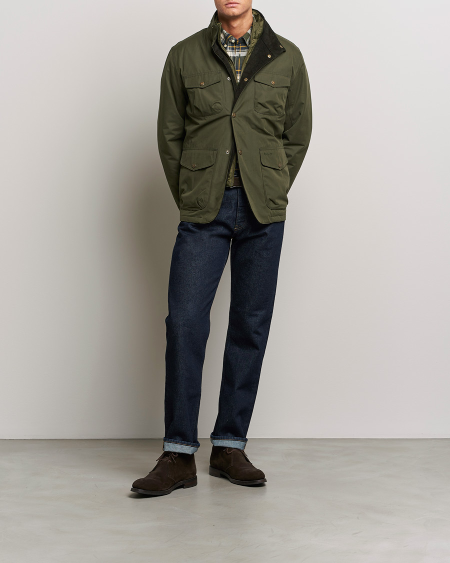 Herr | Jackor | Barbour Lifestyle | Ogston Waterproof Jacket Olive
