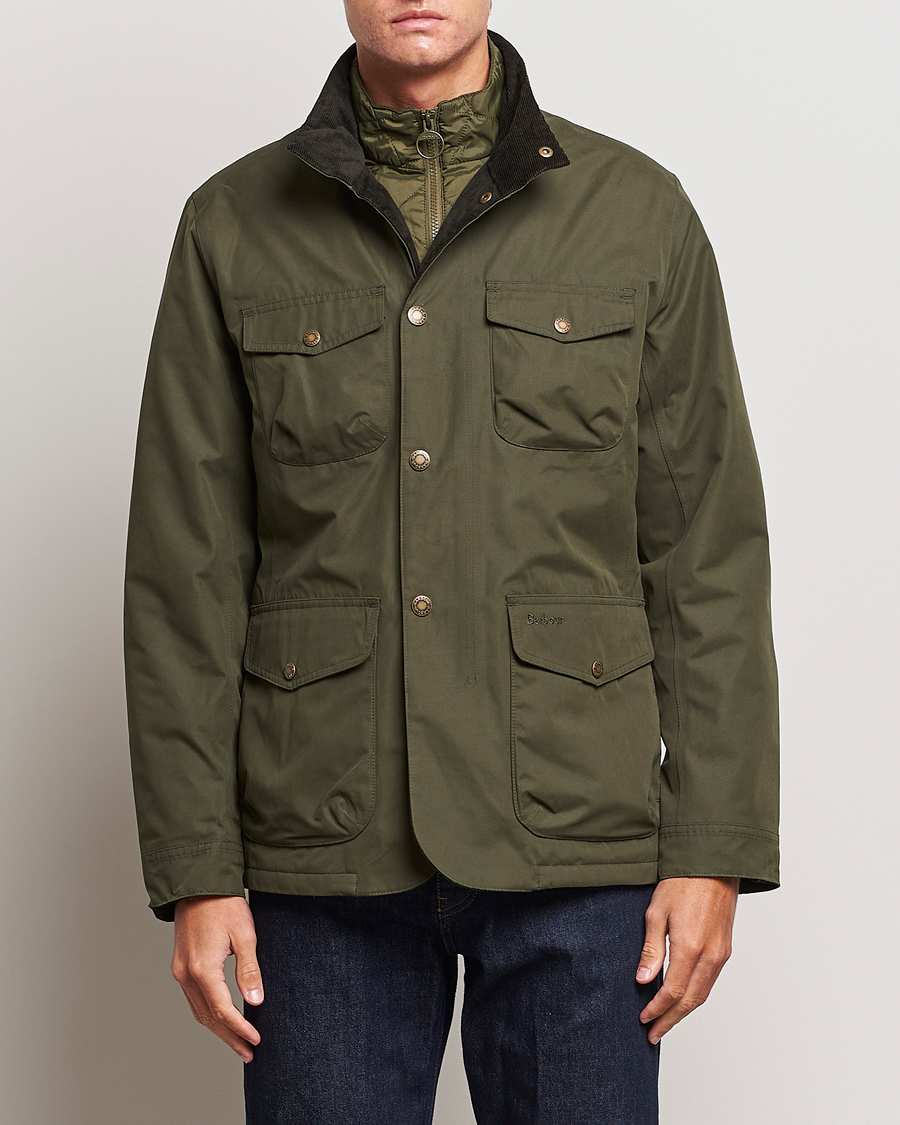 Herr | Casual jackor | Barbour Lifestyle | Ogston Waterproof Jacket Olive