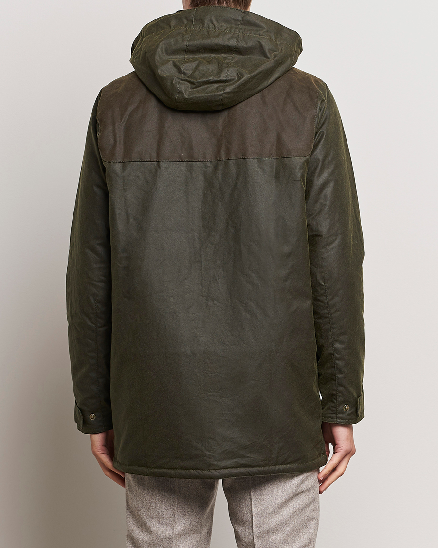 Herr | Jackor | Barbour Lifestyle | Ollerton Waxed Parka Archive Olive