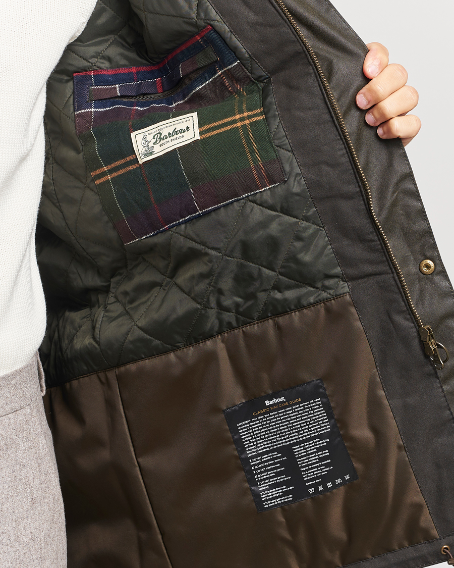 Herr | Jackor | Barbour Lifestyle | Ollerton Waxed Parka Archive Olive