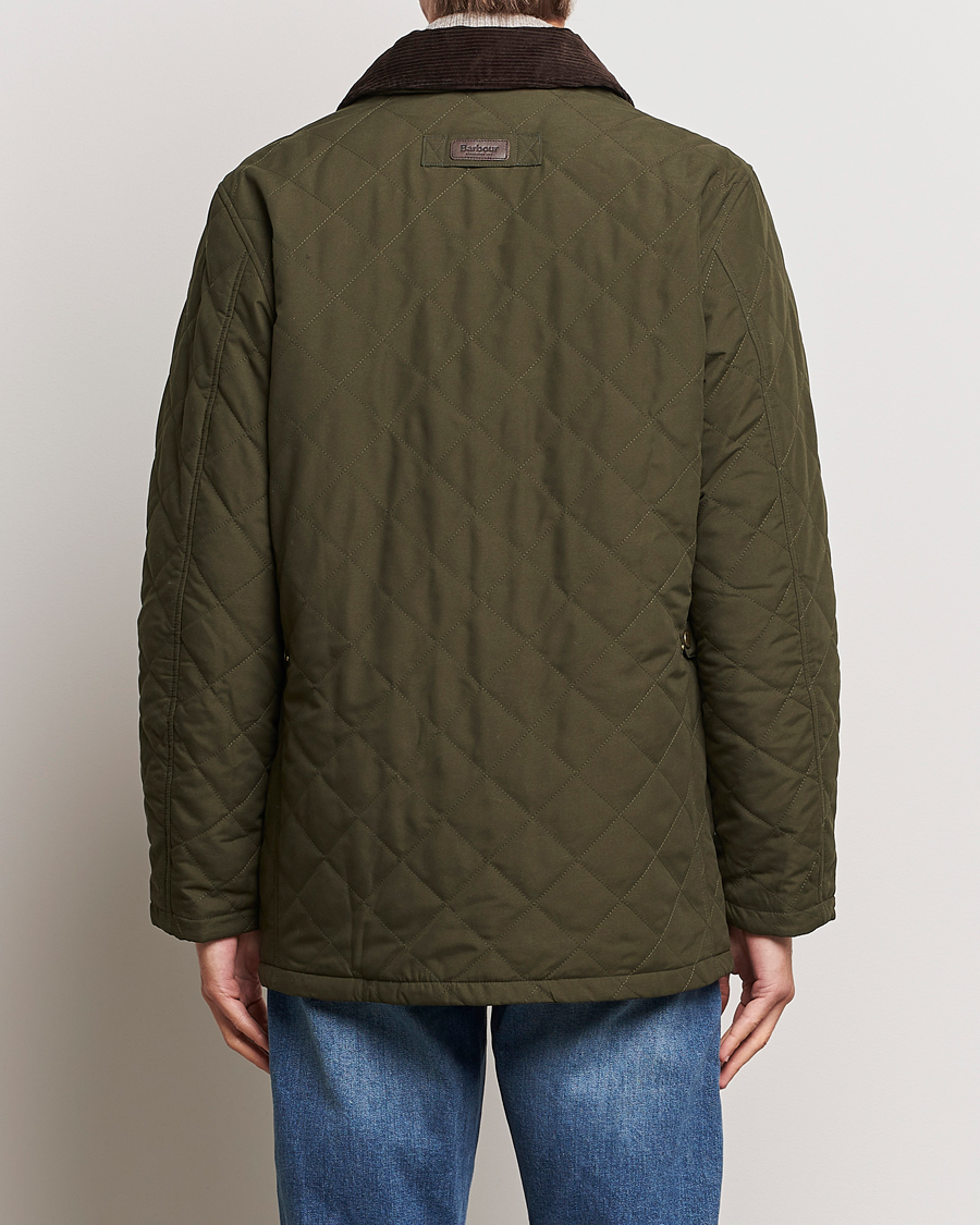 Herr | Jackor | Barbour Lifestyle | Burton Quilt Waterproof Jacket Dark Olive