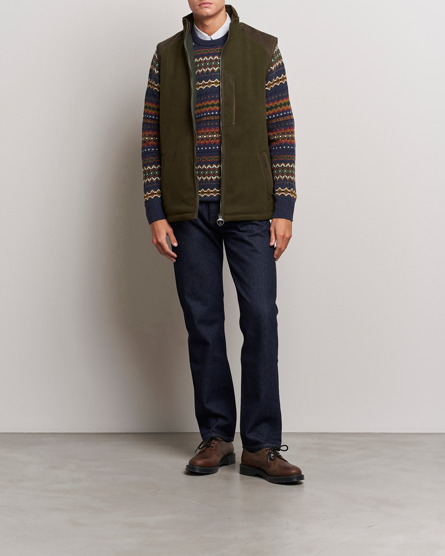 Herr | Jackor | Barbour Lifestyle | Active Fleece Gilet Olive