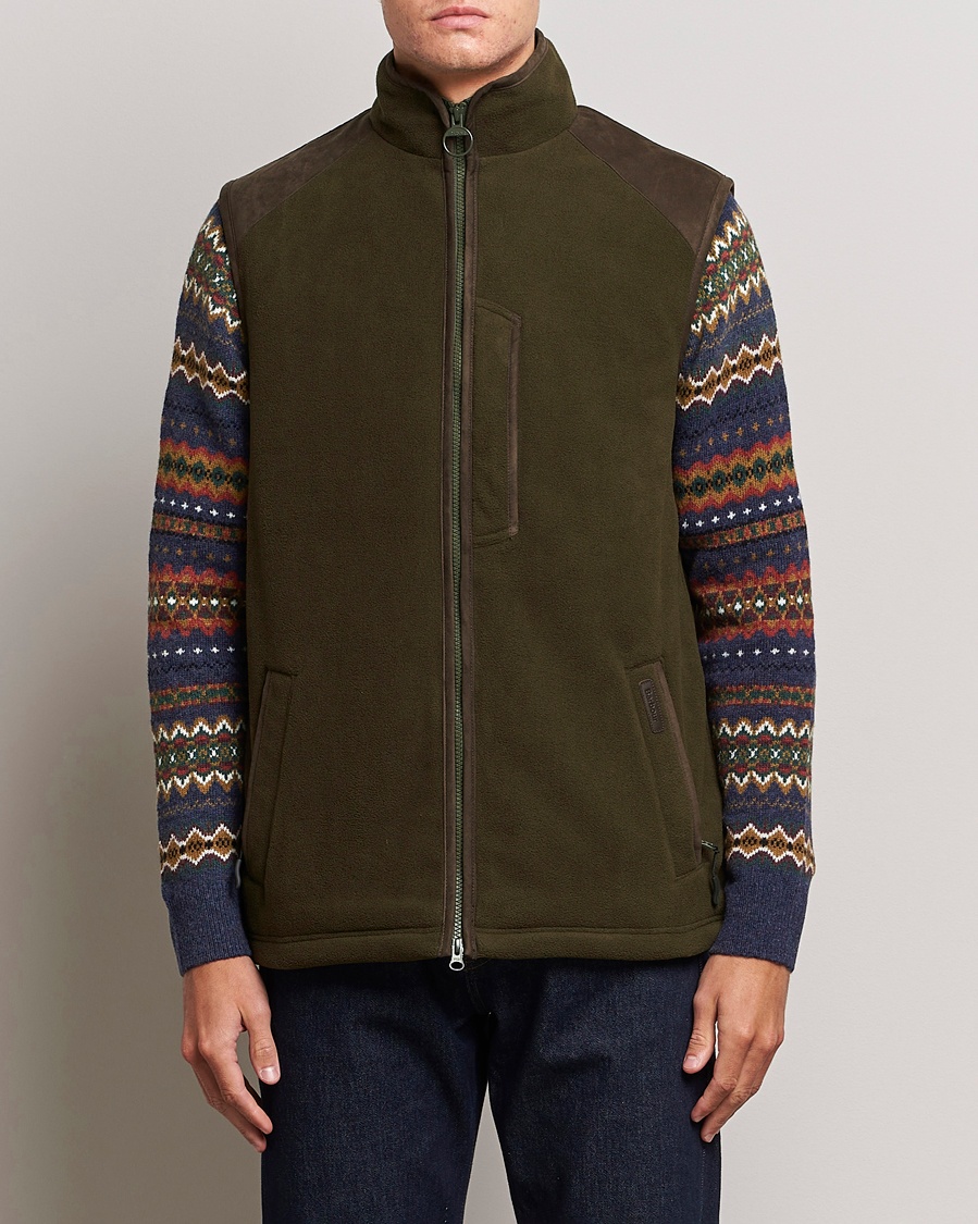 Herr | Jackor | Barbour Lifestyle | Active Fleece Gilet Olive