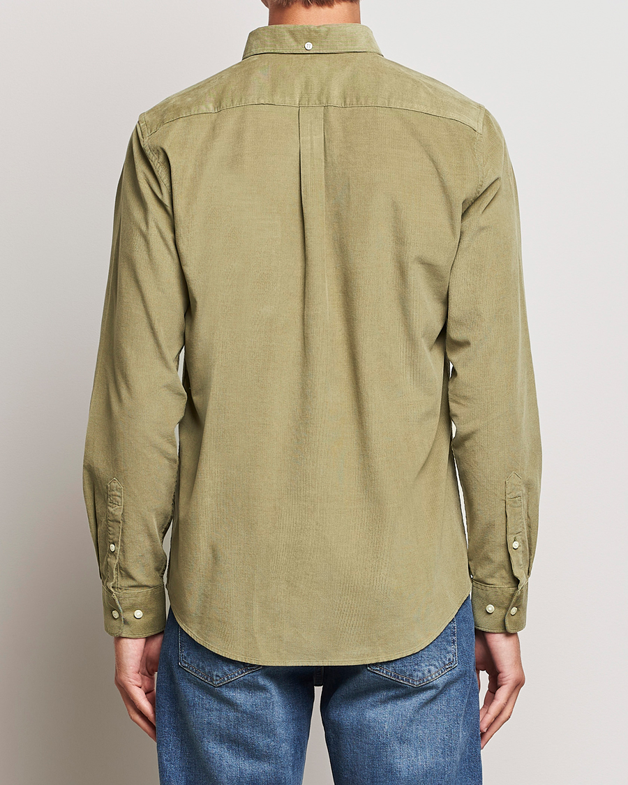 Herr | Skjortor | Barbour Lifestyle | Ramsey Corduroy Shirt Bleached Olive