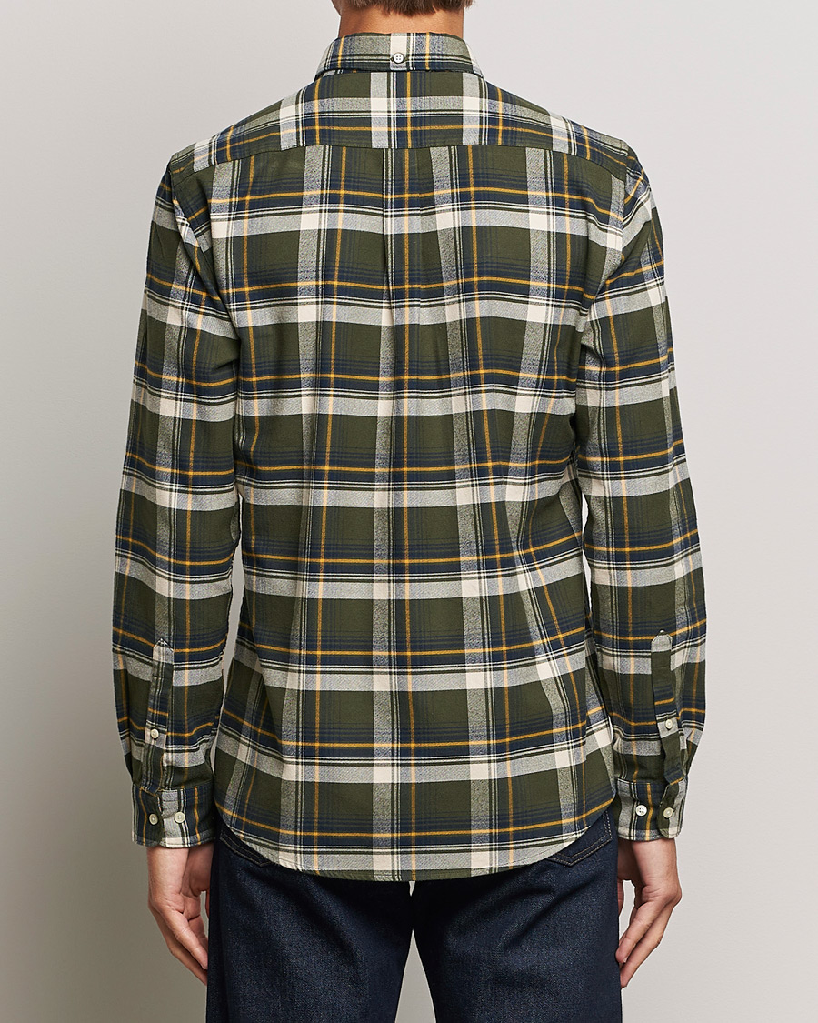 Herr | Skjortor | Barbour Lifestyle | Sheildton Check Flannel Shirt Olive
