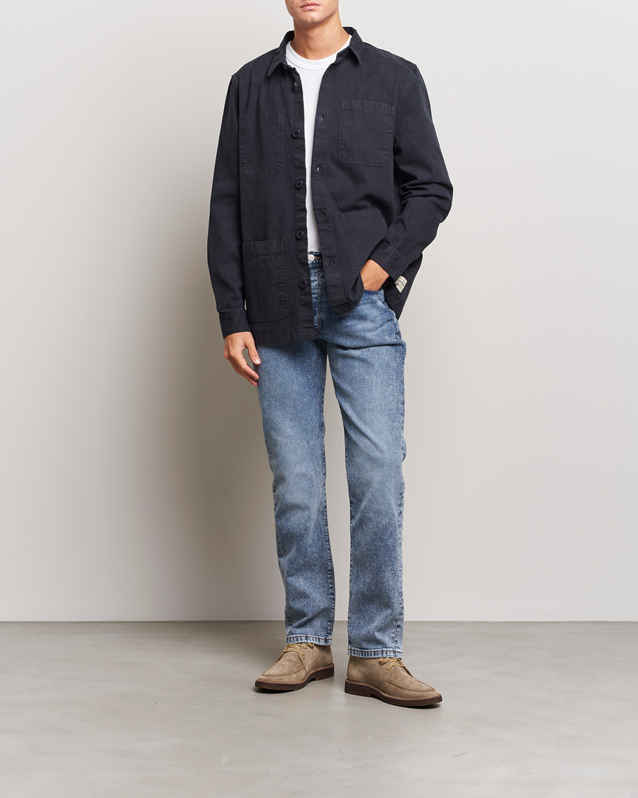 Herr | Skjortor | Barbour Lifestyle | Chesterwood Cotton Overshirt Indigo