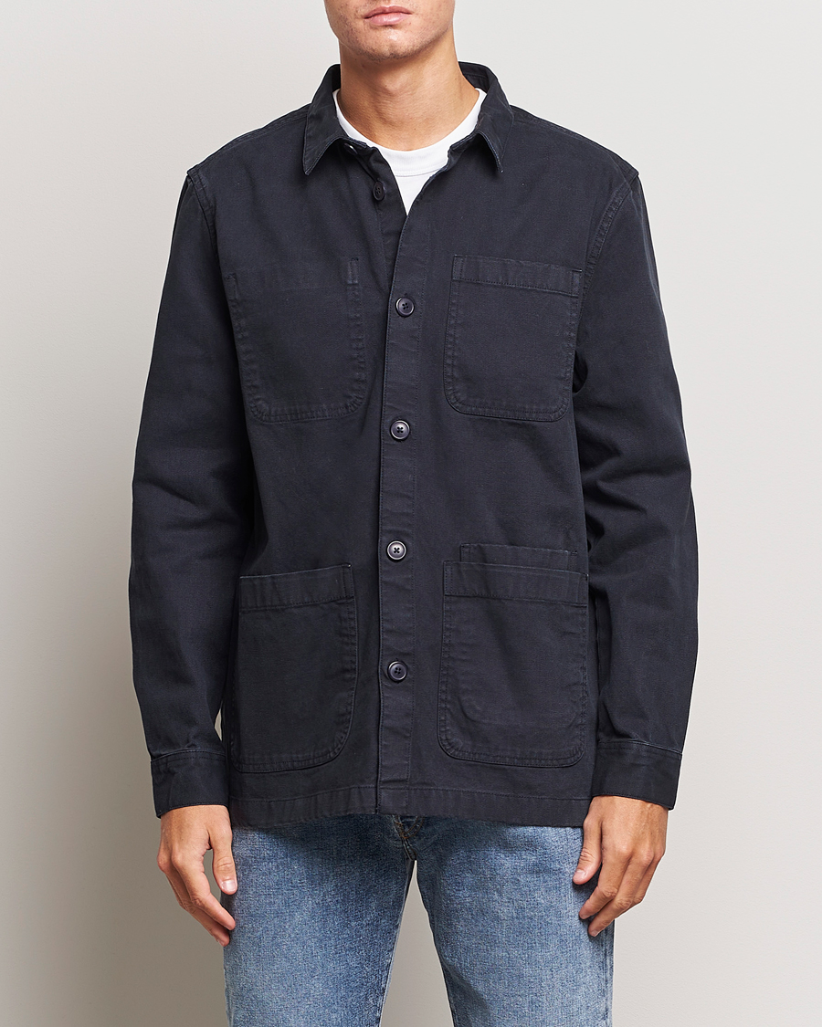 Herr | Skjortor | Barbour Lifestyle | Chesterwood Cotton Overshirt Indigo