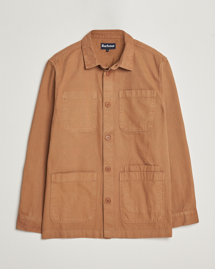 Herr | Skjortor | Barbour Lifestyle | Chesterwood Cotton Overshirt Sandstone