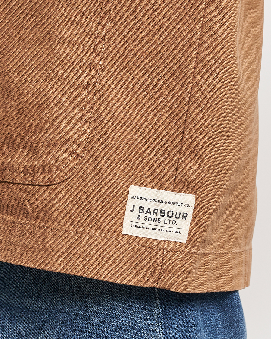 Herr | Skjortor | Barbour Lifestyle | Chesterwood Cotton Overshirt Sandstone