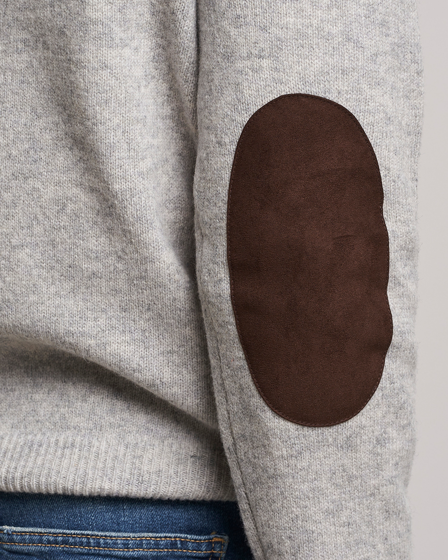 Herr | Tröjor | Barbour Lifestyle | Patch Crew Light Grey Marl