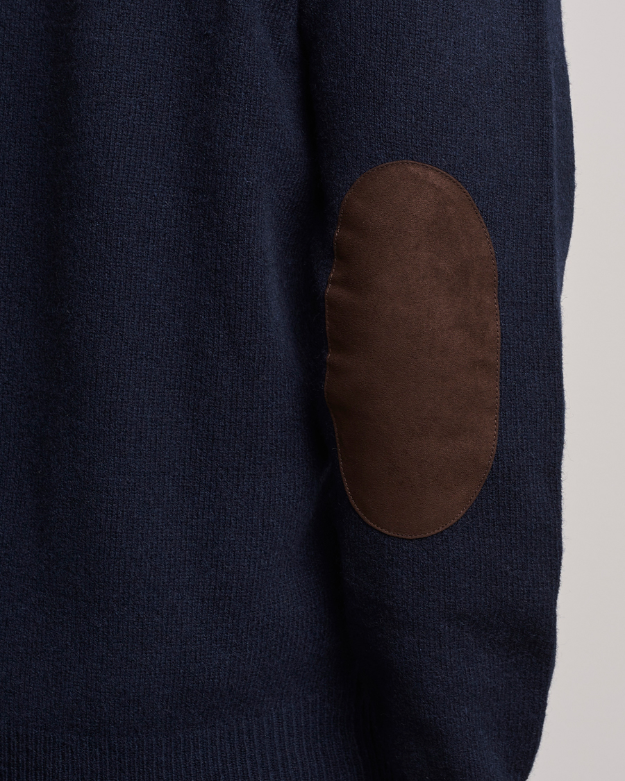Herr | Tröjor | Barbour Lifestyle | Essential Patch Zip Through Cardigan Navy
