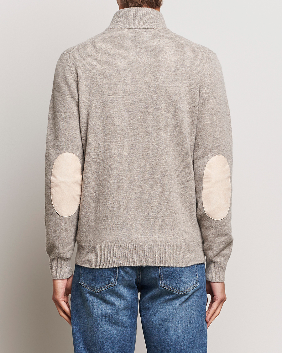 Herr | Tröjor | Barbour Lifestyle | Essential Patch Zip Through Cardigan New Stone