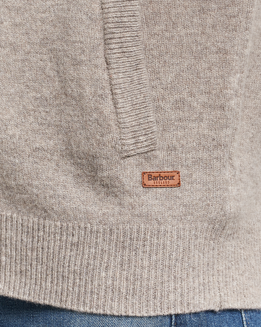 Herr | Tröjor | Barbour Lifestyle | Essential Patch Zip Through Cardigan New Stone
