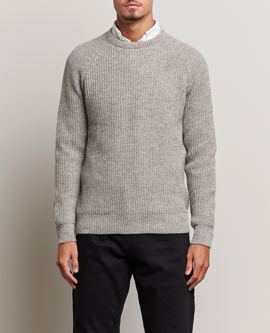 Herr |  | Barbour Lifestyle | Horseford Knitted Crewneck Stone
