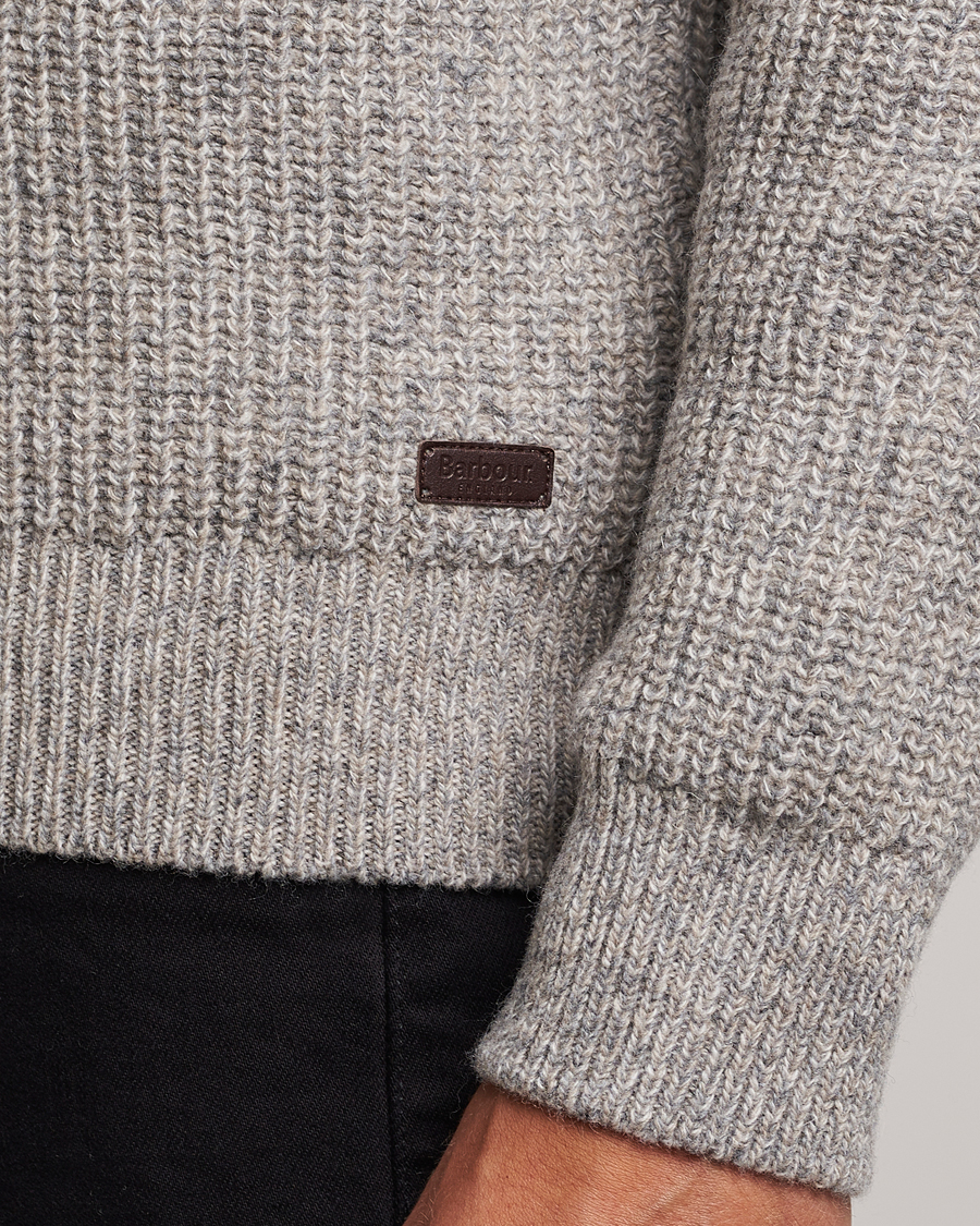 Herr | Tröjor | Barbour Lifestyle | Horseford Knitted Crewneck Stone