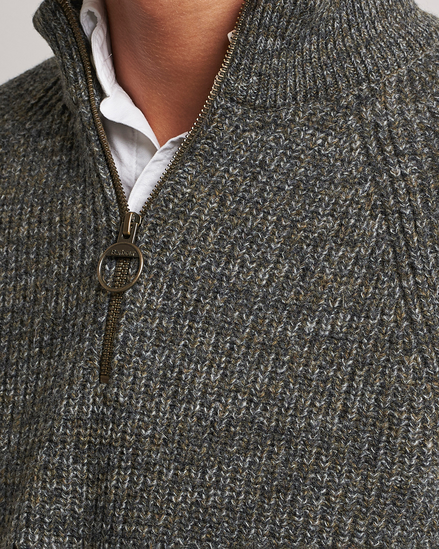 Herr | Tröjor | Barbour Lifestyle | Horseford Knitted Halfzip Olive