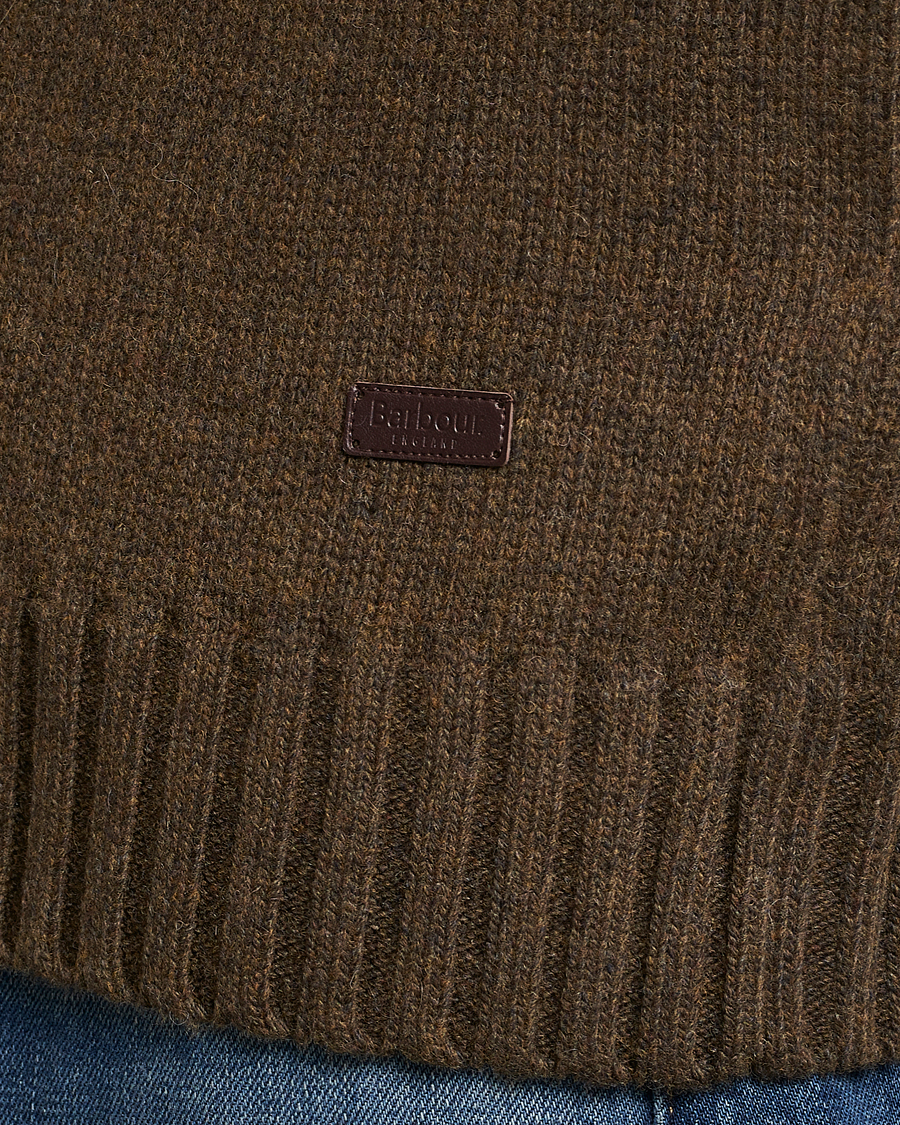 Herr | Tröjor | Barbour Lifestyle | Duffle Cable Rollneck Willow Green